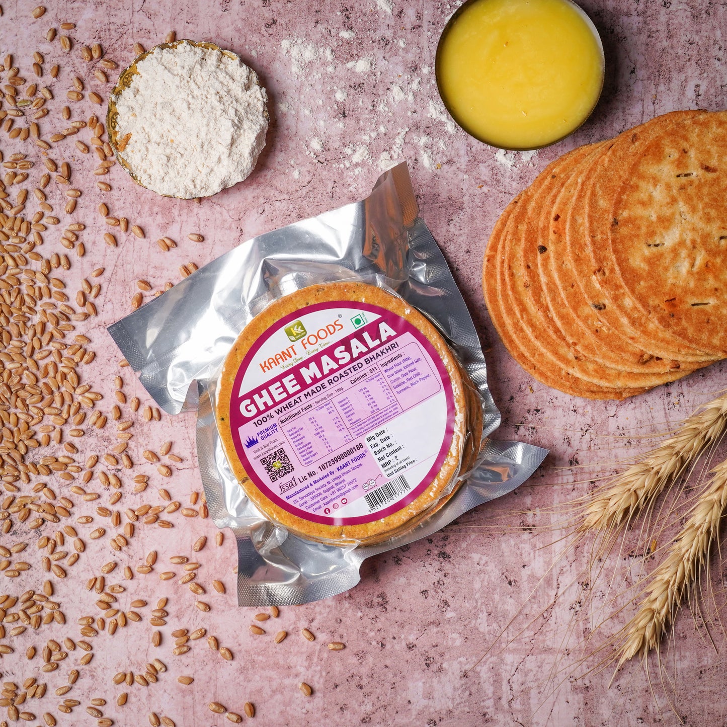 Ghee Masala Bhakhri 200g.