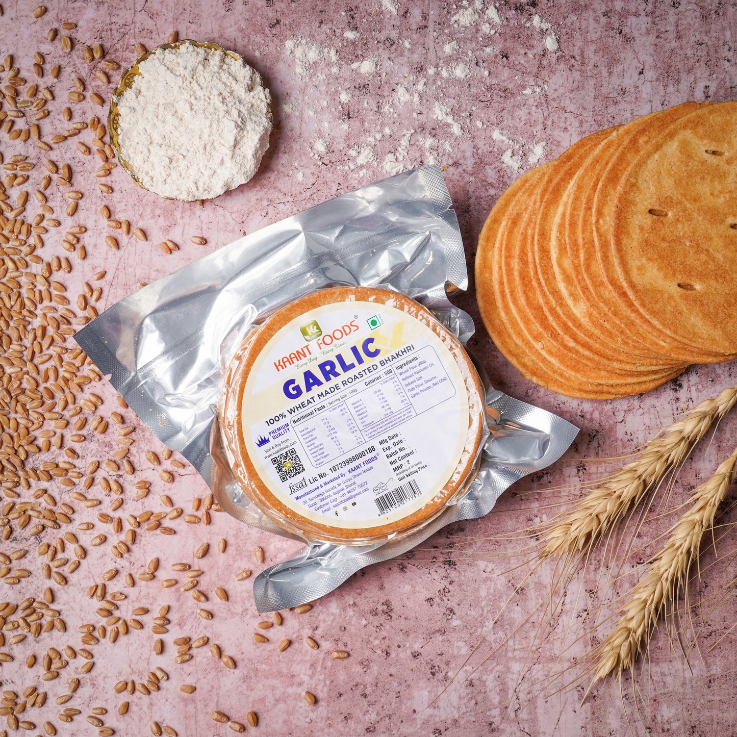 Garlic Bhakhri 200g.